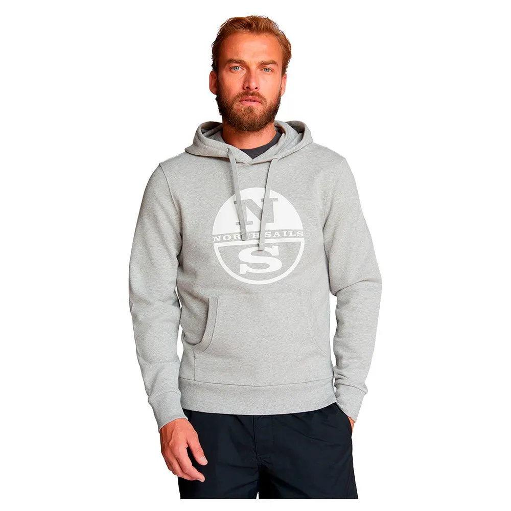 Купить North sails 691003-0926-4 Толстовка с капюшоном 691003 Graphic Серый Grey Melange L 7ft.ru в интернет магазине Семь Футов
