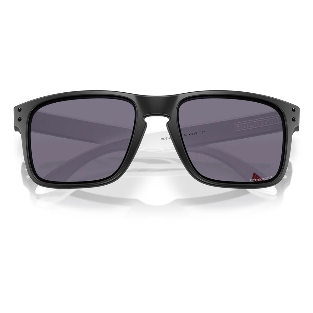 Купить Oakley OO9102-Z555-57 Солнцезащитные очки Holbrook Бесцветный Matte Black Prizm Grey/CAT3 7ft.ru в интернет магазине Семь Футов