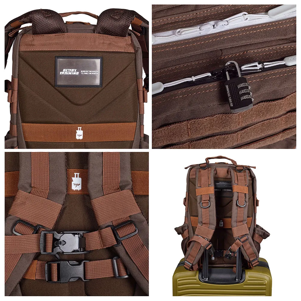 Купить Elitex training v4-25l-coffee Рюкзак Tactical 25L 50x35x20 7ft.ru в интернет магазине Семь Футов