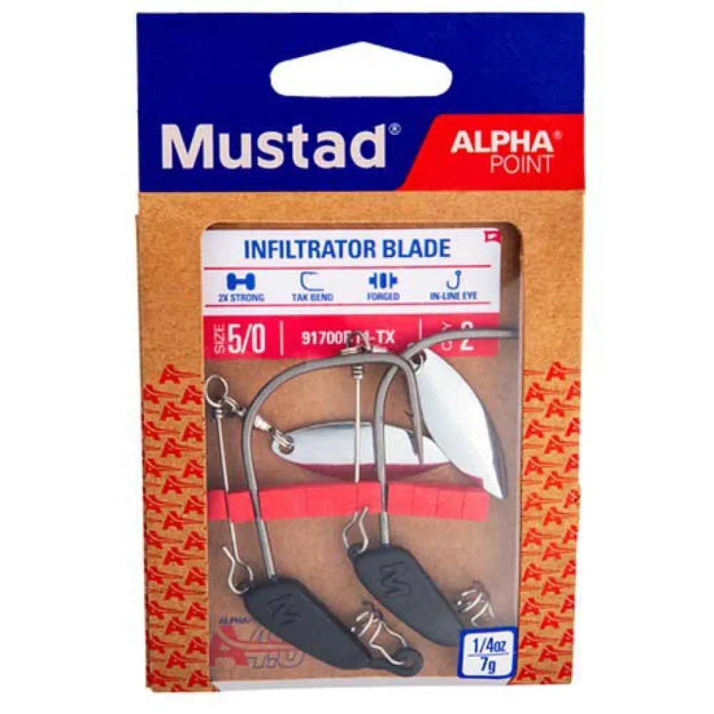 Купить Mustad 91700B16-TX-1-2A Крюк Техаса Infiltrator Blade Weight  TitanX 1 7ft.ru в интернет магазине Семь Футов