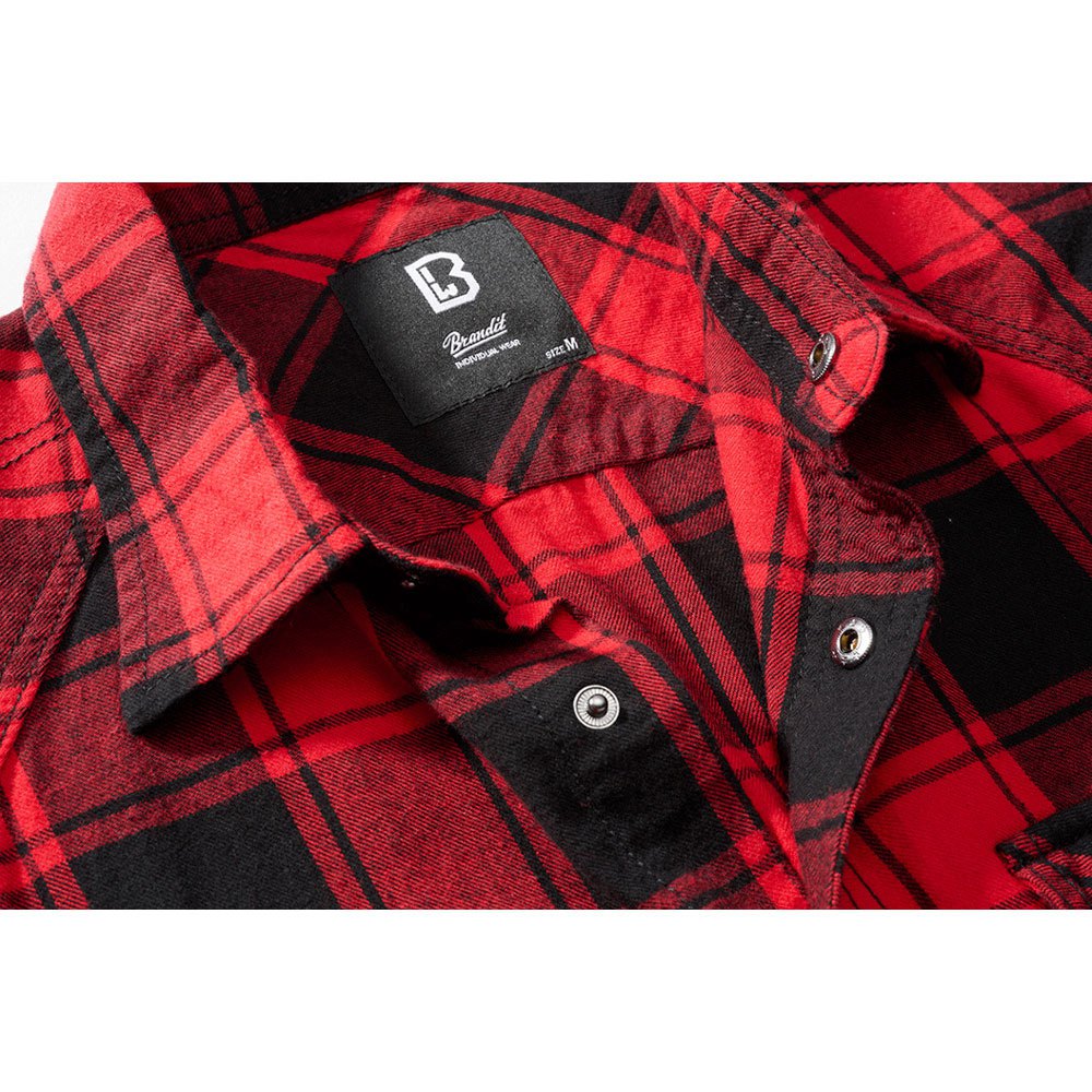 Купить Brandit 4031-41-XXL Рубашка Check Красный  Red / Black 2XL 7ft.ru в интернет магазине Семь Футов