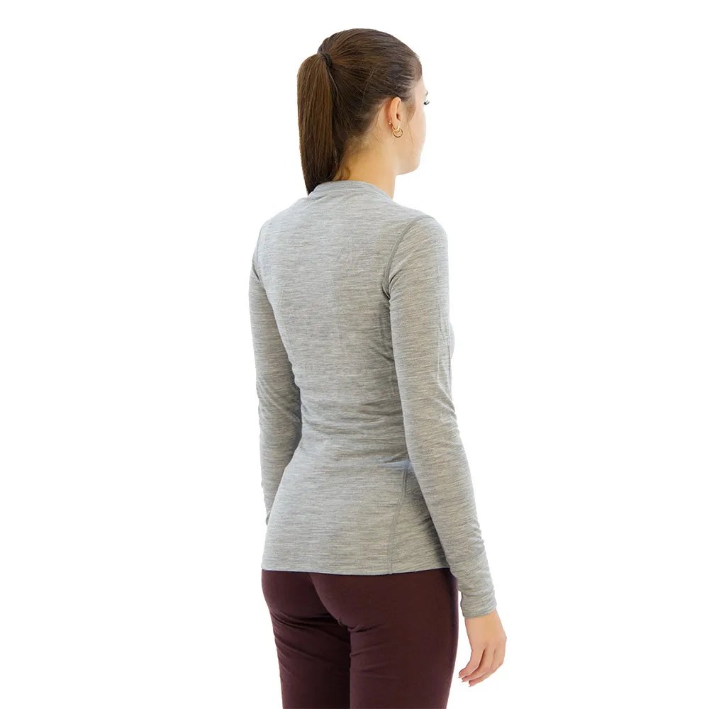 Купить Odlo 110811-10420-xl Базовый слой с длинным рукавом Natural 100% Merino Warm Grey Melange / Grey Melange 20x10x5 7ft.ru в интернет магазине Семь Футов