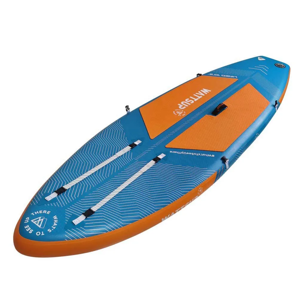 Купить Wattsup pb-wlined102 Надувной комплект для падлбординга Lined 10´2´´ Bue / Orange 93x34x24 310 cm 7ft.ru в интернет магазине Семь Футов