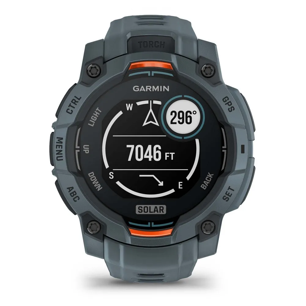 Купить Garmin 010-02934-01 Часы Instinct 3 45 mm Solar  Grey / Grey 7ft.ru в интернет магазине Семь Футов