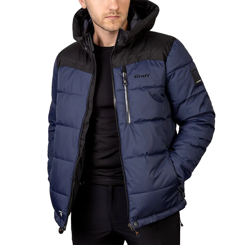 Купить Graff 645-o-3-l Куртка Primaloft® Quilted 645-O-3 Black / Navy 60x40x25 7ft.ru в интернет магазине Семь Футов