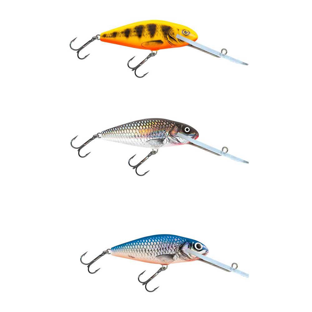 Купить Salmo QPH041-UNIT Perch Super Deep Runner Пескарь 120 mm 14g  Yellow Red Tiger 7ft.ru в интернет магазине Семь Футов