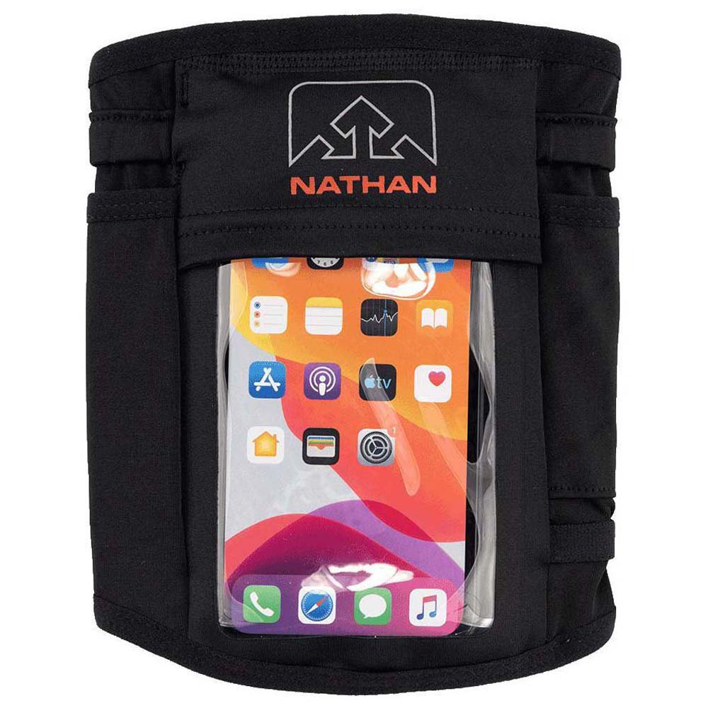 Купить Nathan 4919N-0015-L/XL Vista Smartphone Беговая повязка  Black L-XL 7ft.ru в интернет магазине Семь Футов