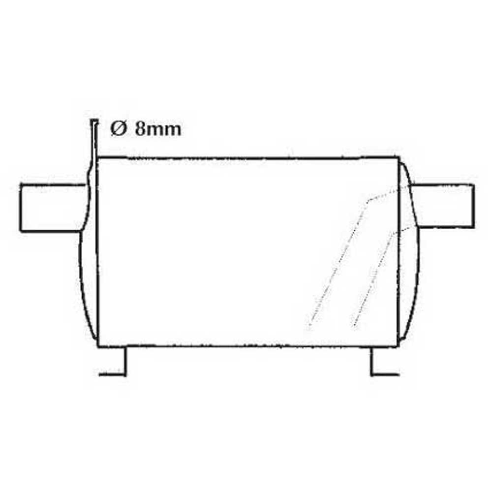 Купить Oem marine PAM52.P1001 Thor 3L Глушитель Серебристый Black / Grey 45 mm 7ft.ru в интернет магазине Семь Футов