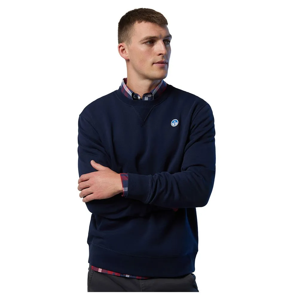 Купить North sails 691255-0802-3xl Толстовка Logo Crew Navy Blue 40x30x12 7ft.ru в интернет магазине Семь Футов
