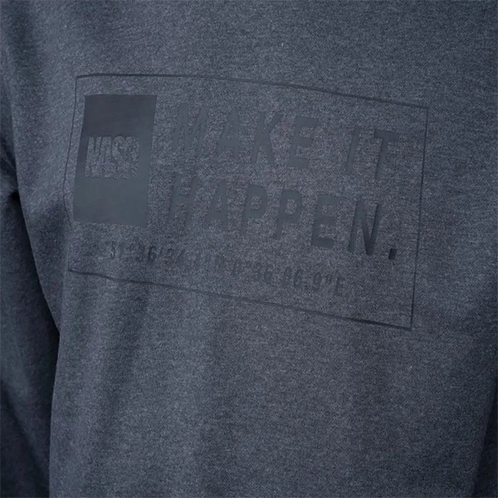 Купить Nash c2276 Толстовка с капюшоном Make It Happen Coordinates Grey Marl 40x30x12 7ft.ru в интернет магазине Семь Футов