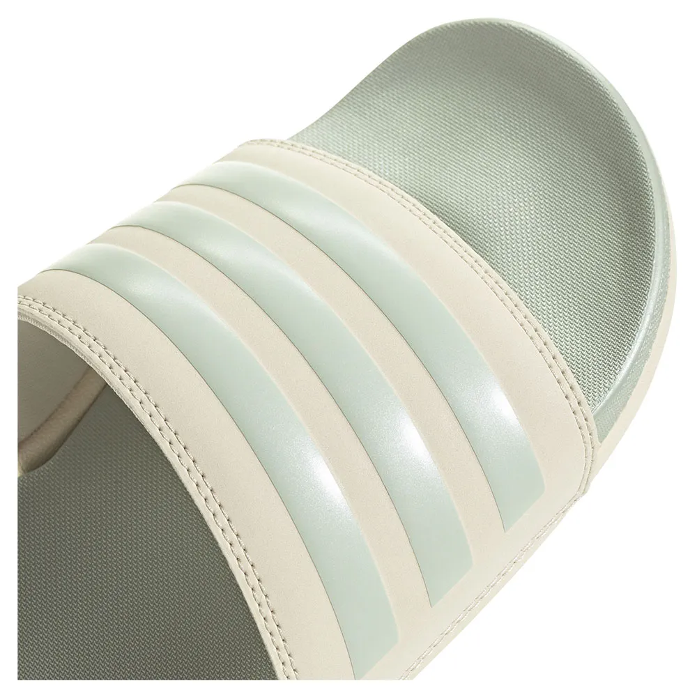 Купить adidas ji4729/6 Шлёпанцы Adilette Comfort Wonder White / Linen Green Met / Linen Green Met 32x20x10 EU 38 7ft.ru в интернет магазине Семь Футов