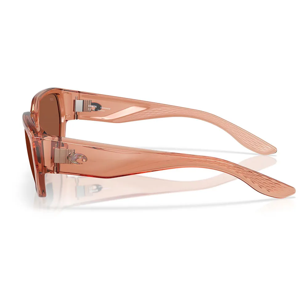 Купить Costa 06S9125-91250658 поляризованные солнцезащитные очки Clemente Translucent Pink Sands / Translucent Pink Sands Copper 580P/CAT3 7ft.ru в интернет магазине Семь Футов