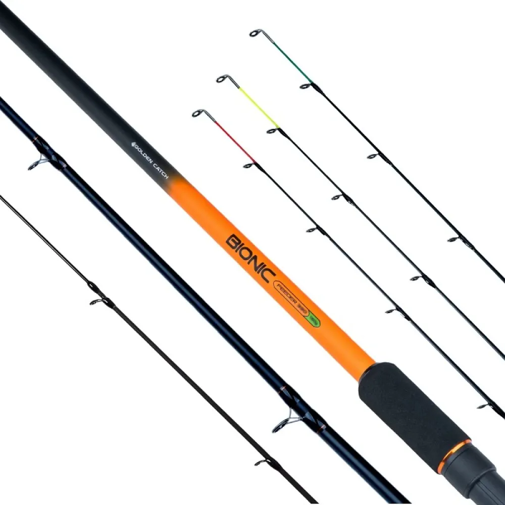 Купить Golden catch 2039072 карповая удочка Bionic Feeder Orange / Black 128x10x10 3.6 m 7ft.ru в интернет магазине Семь Футов