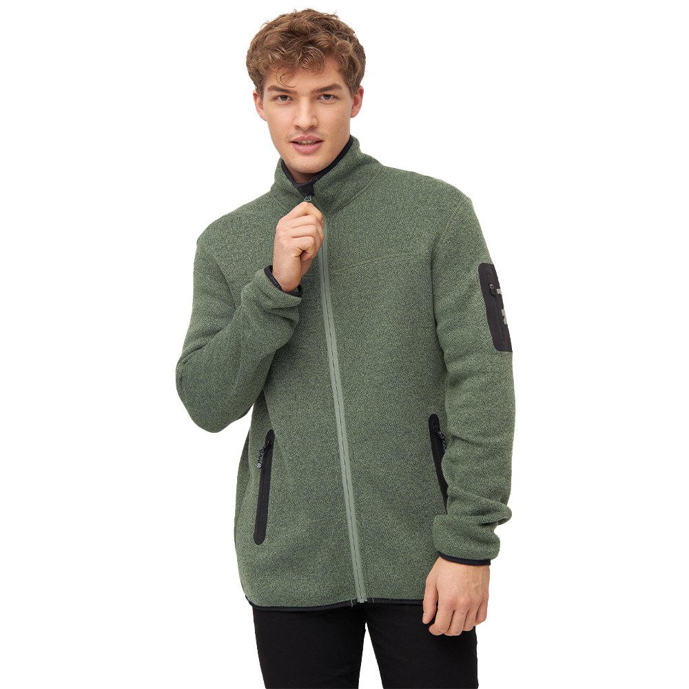 Купить Sea ranch 20-7-839-5025-3XL Флисовая на молнии Sidney Зеленый Hedge Green 3XL 7ft.ru в интернет магазине Семь Футов