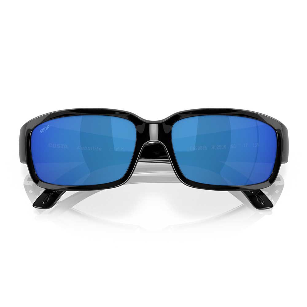 Купить Costa 06S9025-90250659 Зеркальные поляризованные солнцезащитные очки Caballito Shiny Black Blue Mirror 580P/CAT3 7ft.ru в интернет магазине Семь Футов