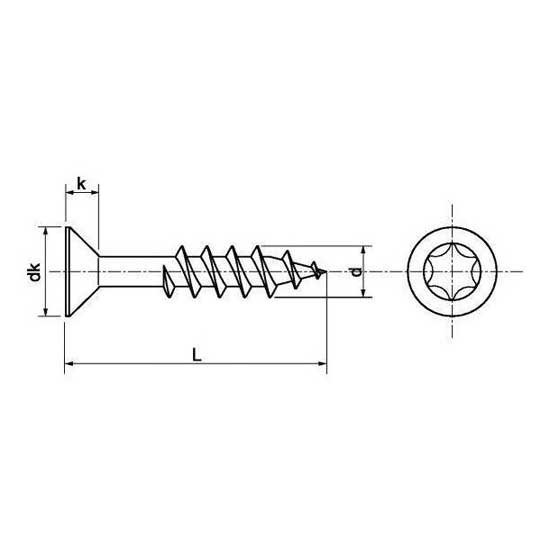 Купить Euromarine VIXVAP0540-50 9050 A4 5x40 mm Z Шуруп для ДСП 50 единицы Grey 7ft.ru в интернет магазине Семь Футов