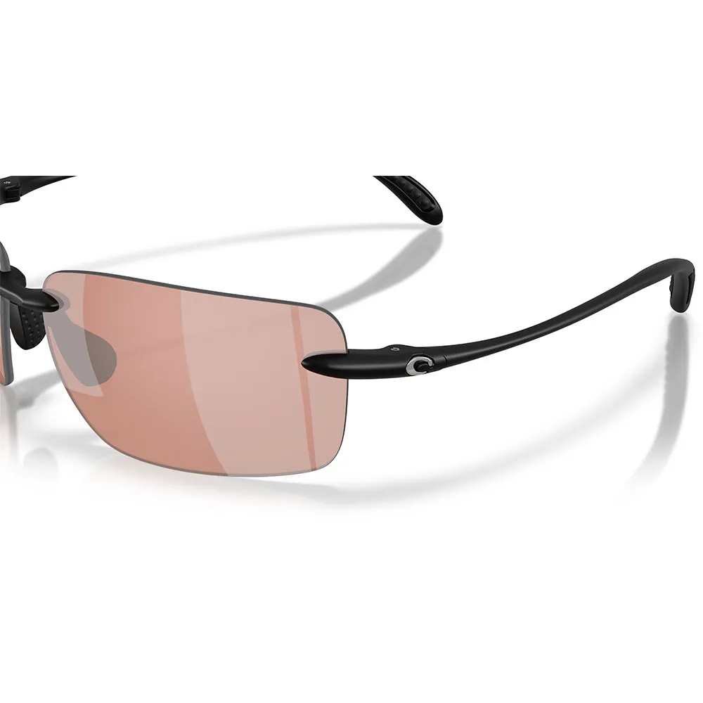 Купить Costa 06s9074-66-907406 поляризованные солнцезащитные очки Gulf shore Matte Black 20x10x10 Copper Silver Mirror 580P/CAT3 7ft.ru в интернет магазине Семь Футов