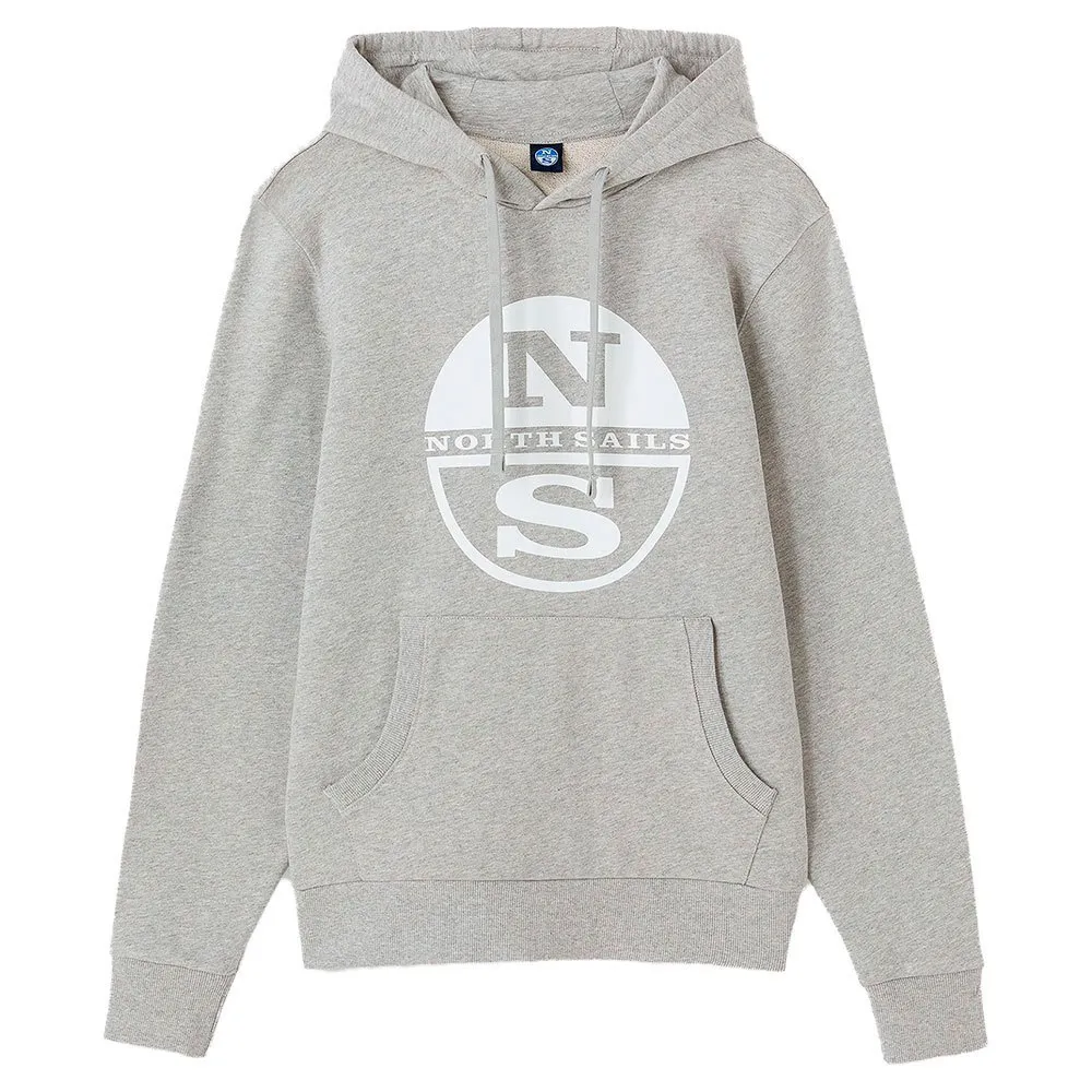 Купить North sails 691003-0926-4 Толстовка с капюшоном 691003 Graphic Серый Grey Melange L 7ft.ru в интернет магазине Семь Футов