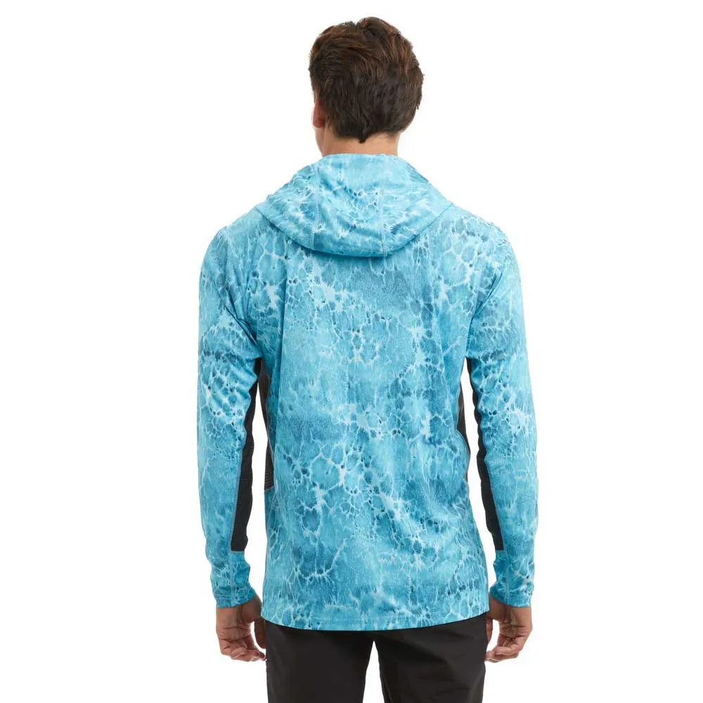 Купить Pelagic 1015243012-TAB-XXL Футболка с длинным рукавом с защитой от ультрафиолета Vaportek Prop Wash Tahiti Blue 2XL 7ft.ru в интернет магазине Семь Футов