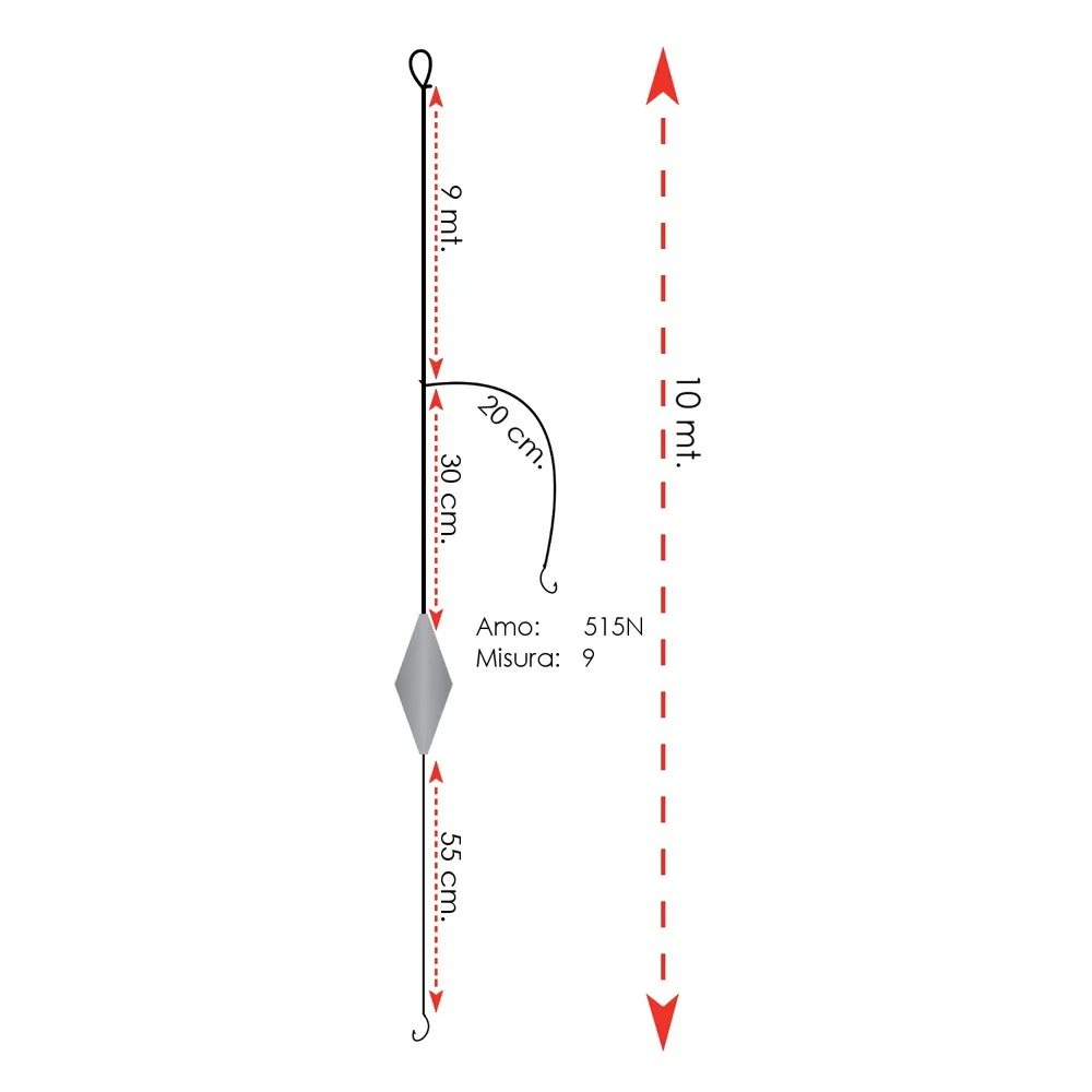 Купить Expert predator 19106 связанный крючок Fixed Rod 10 m Серебристый Grey 9 7ft.ru в интернет магазине Семь Футов