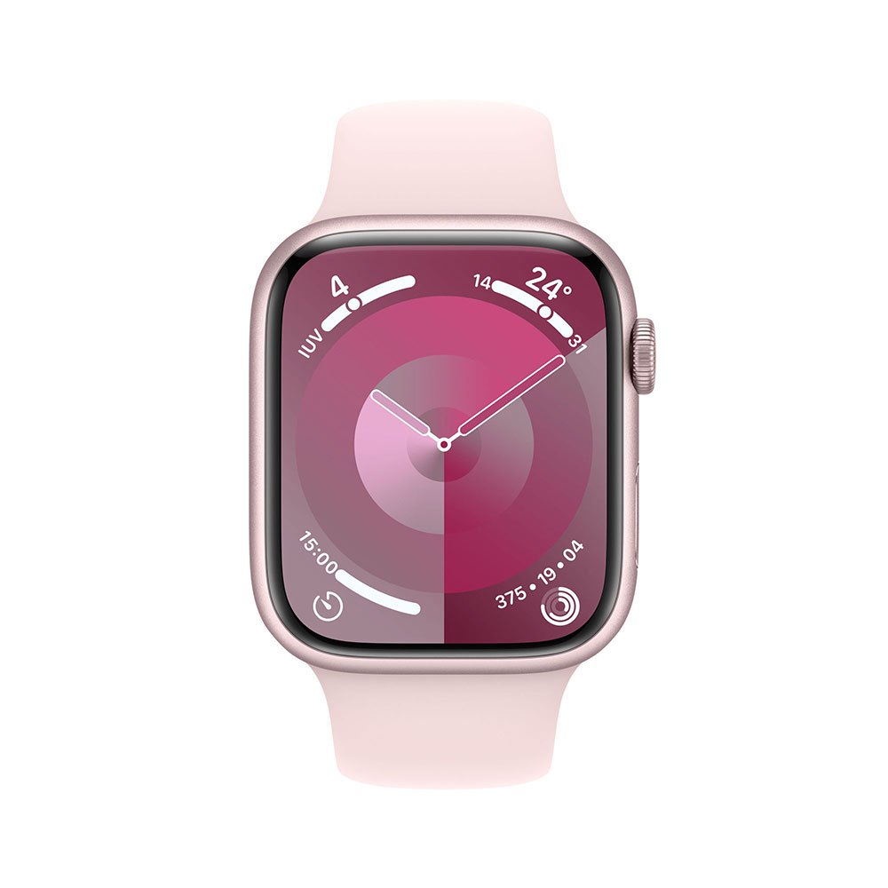 Купить Apple MR9G3QL/A Watch Series 9 GPS Sport 45 mm Розовый  Pink Light S-M 7ft.ru в интернет магазине Семь Футов