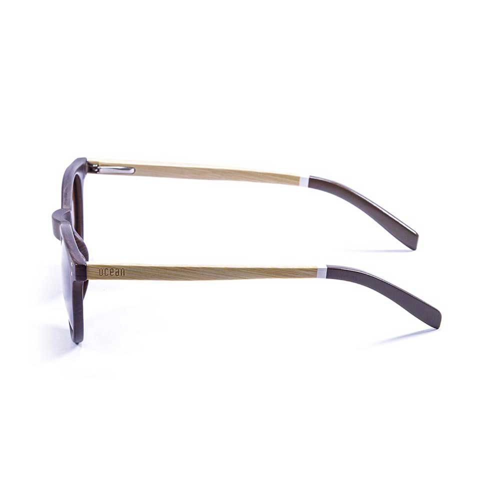 Купить Ocean sunglasses 55400.2 Деревянные поляризованные солнцезащитные очки Lizard Brown / Brown / Brown / White / Brown 7ft.ru в интернет магазине Семь Футов