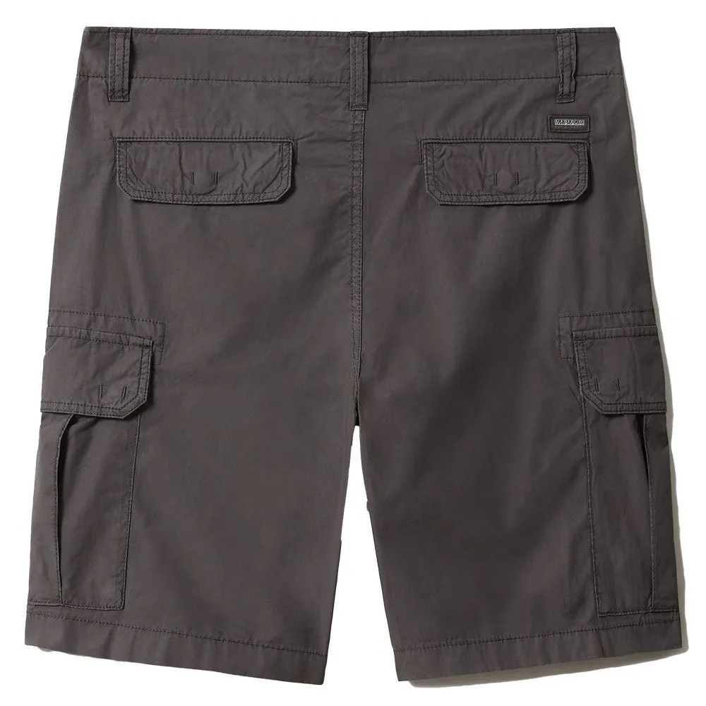 Купить Napapijri NP0A4F9U1981-32 Шорты Noto 4 Серый  Dark Grey Solid 32 7ft.ru в интернет магазине Семь Футов