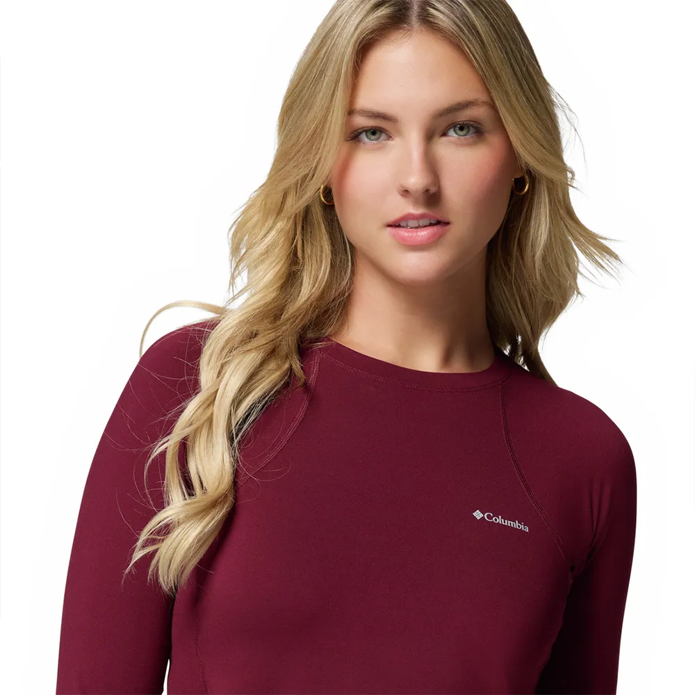 Купить Columbia 1639021-624-xl Базовый слой с длинным рукавом Midweight Stretch Rich Wine 30x25x2 7ft.ru в интернет магазине Семь Футов