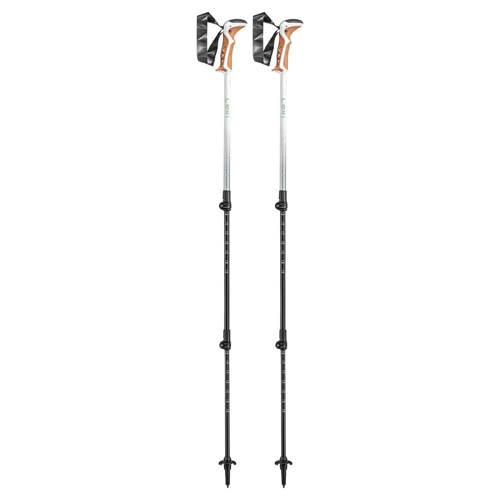 Купить Leki 65222361-90 - 125 трости Jannu  White / Smokegreen / Silver 90-125 cm 7ft.ru в интернет магазине Семь Футов