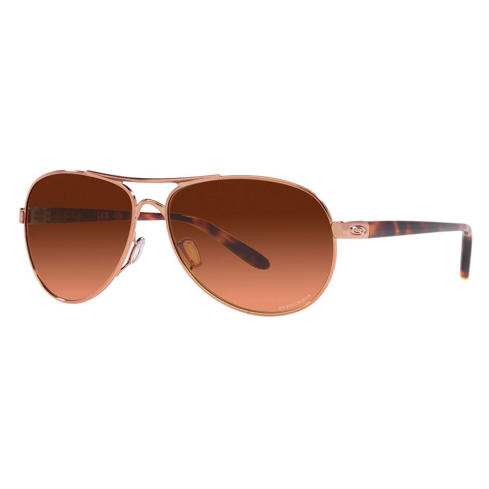 Купить Oakley OO4079-4659 Feedback Prizm Женские солнцезащитные очки Rose Gold Prizm Brown Gradient/CAT3 7ft.ru в интернет магазине Семь Футов