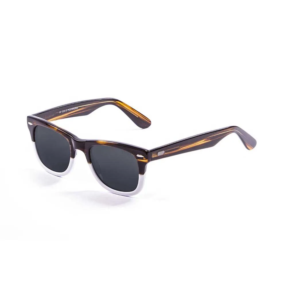 Купить Ocean sunglasses 59000.0 поляризованные солнцезащитные очки Lowers Коричневый Brown / White / Smoke 7ft.ru в интернет магазине Семь Футов