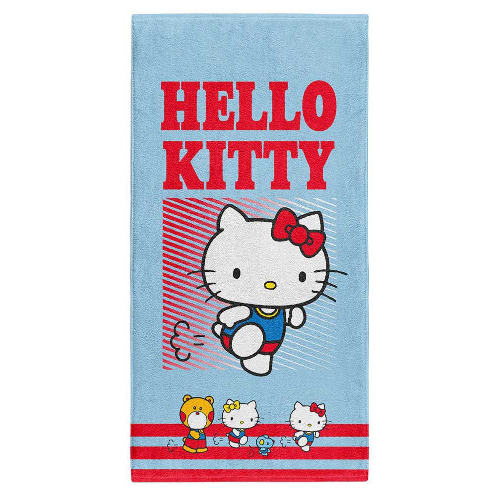 Купить Otso TOWEL-HKSTRIPES24-WUSZ полотенце Hello Kitty Stripes Голубой Multicolour 150x75 cm 7ft.ru в интернет магазине Семь Футов