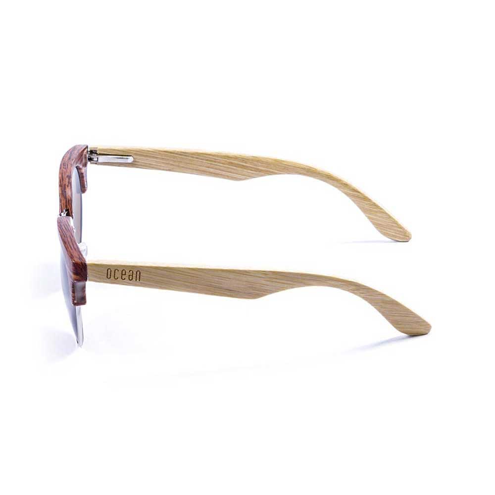 Купить Ocean sunglasses 67001.3 поляризованные солнцезащитные очки Medano Wood Brown / Blue 7ft.ru в интернет магазине Семь Футов