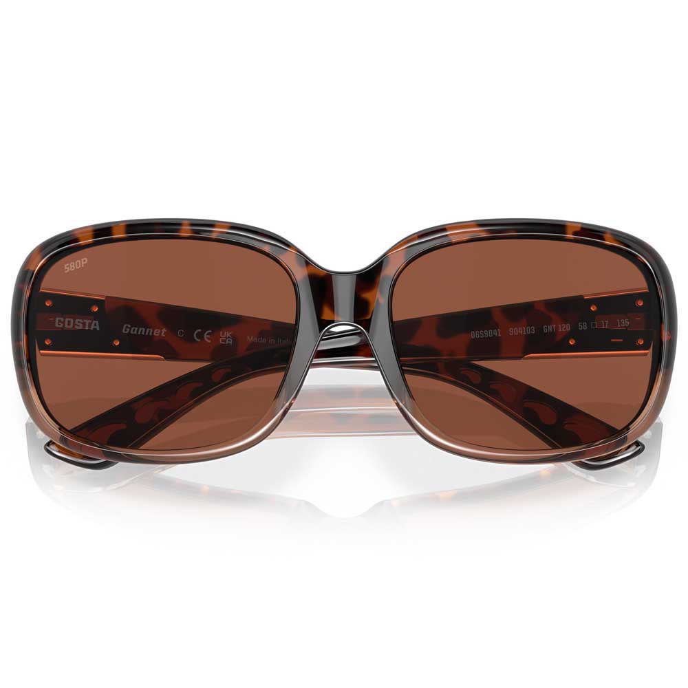 Купить Costa 06S9041-90410358 поляризованные солнцезащитные очки Gannet Shiny Tortoise Fade Copper 580P/CAT2 7ft.ru в интернет магазине Семь Футов