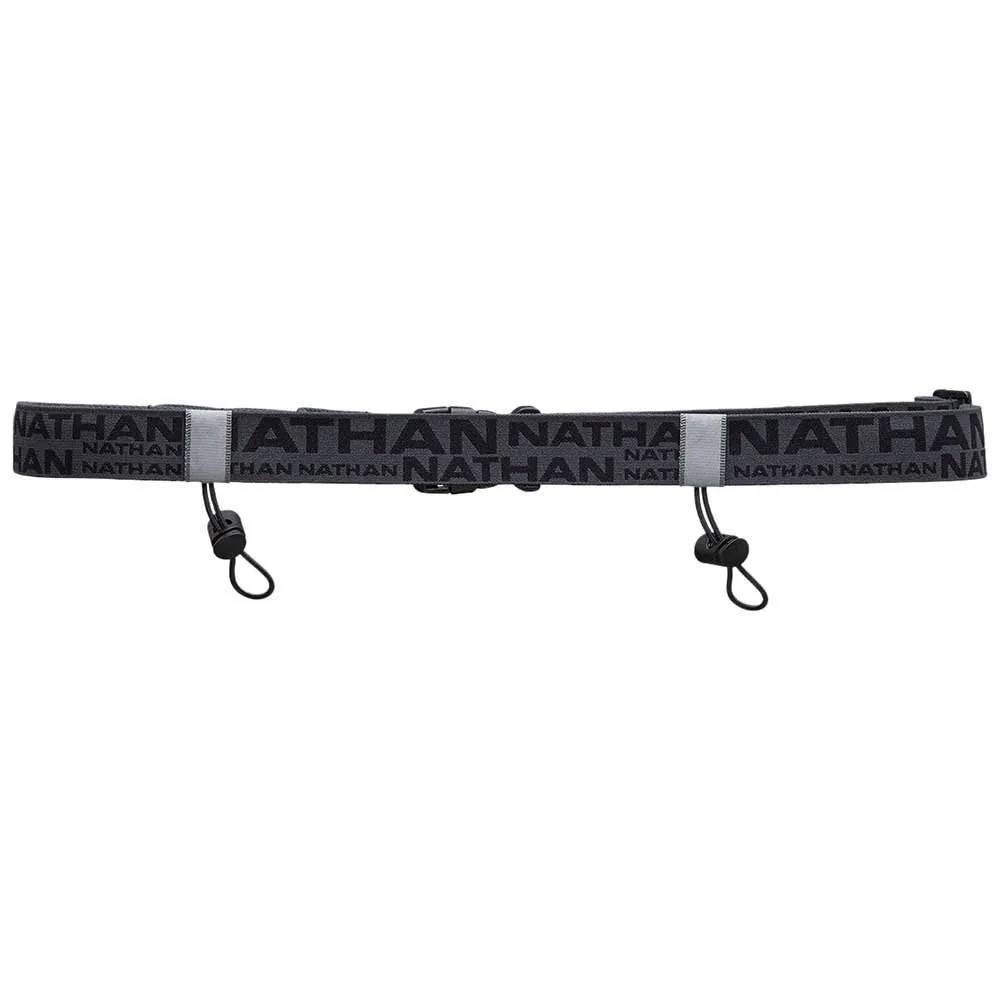 Купить Nathan 10080N-80017-OS Пояс для Номера Nutrition Черный Charcoal / Black 7ft.ru в интернет магазине Семь Футов