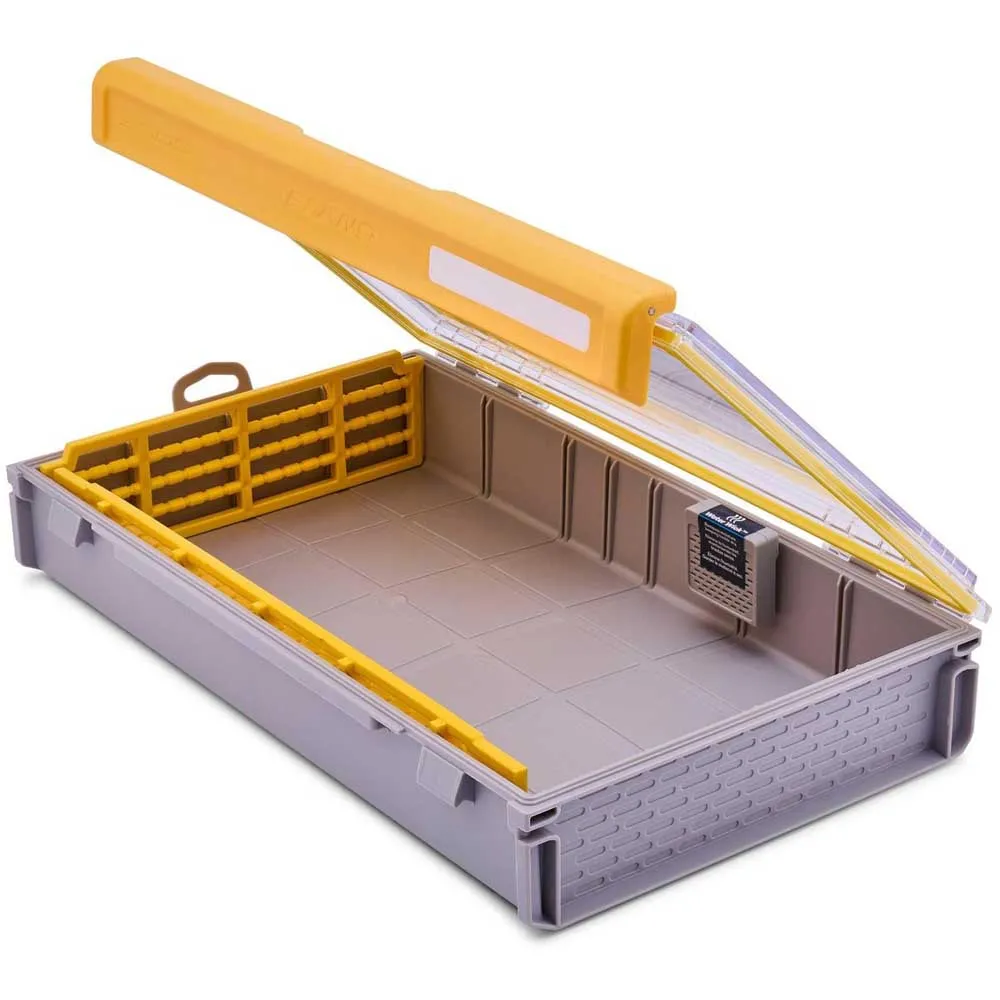 Купить Plano p000110 коробка для приманок EDGE® 3700 Swimbait Grey / Yellow 33x46x17 7ft.ru в интернет магазине Семь Футов