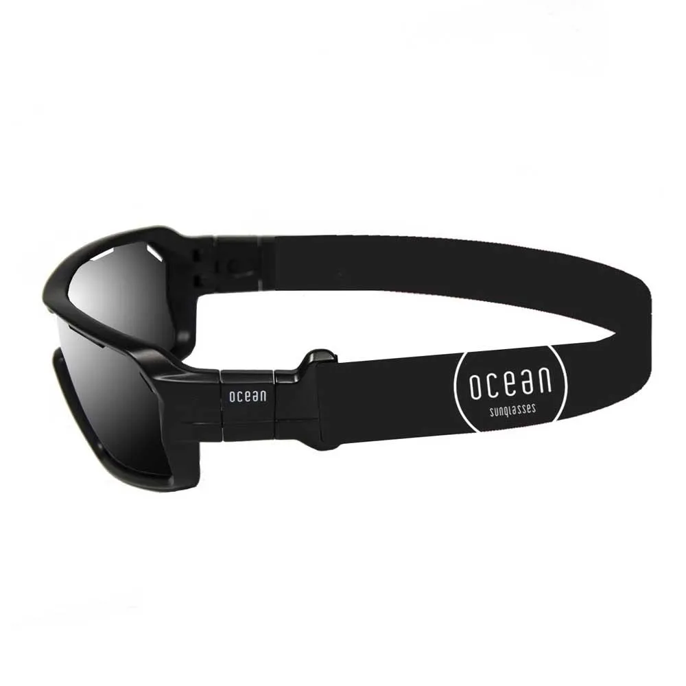 Купить Ocean sunglasses 3700.0X поляризованные солнцезащитные очки Chameleon Черный Matte Black Black Strap/CAT3 7ft.ru в интернет магазине Семь Футов