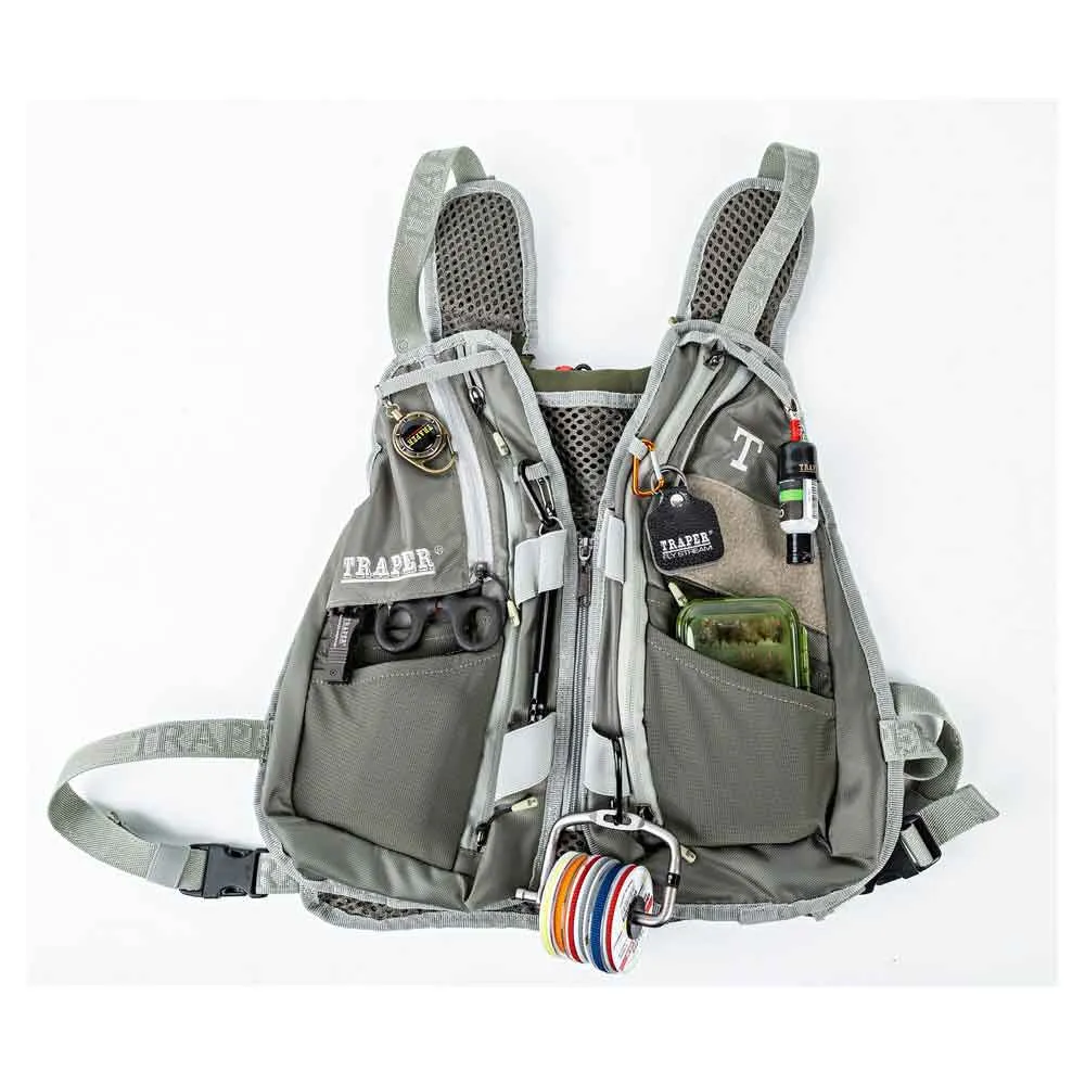 Купить Traper fly 81347 Жилет Combo Active Vertical Серый  Grey 7ft.ru в интернет магазине Семь Футов