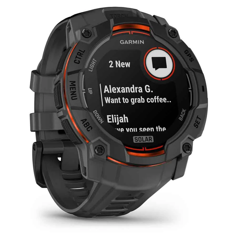 Купить Garmin 010-02935-00 Часы Instinct 3 50 mm Solar Черный  Black / Carbon 7ft.ru в интернет магазине Семь Футов