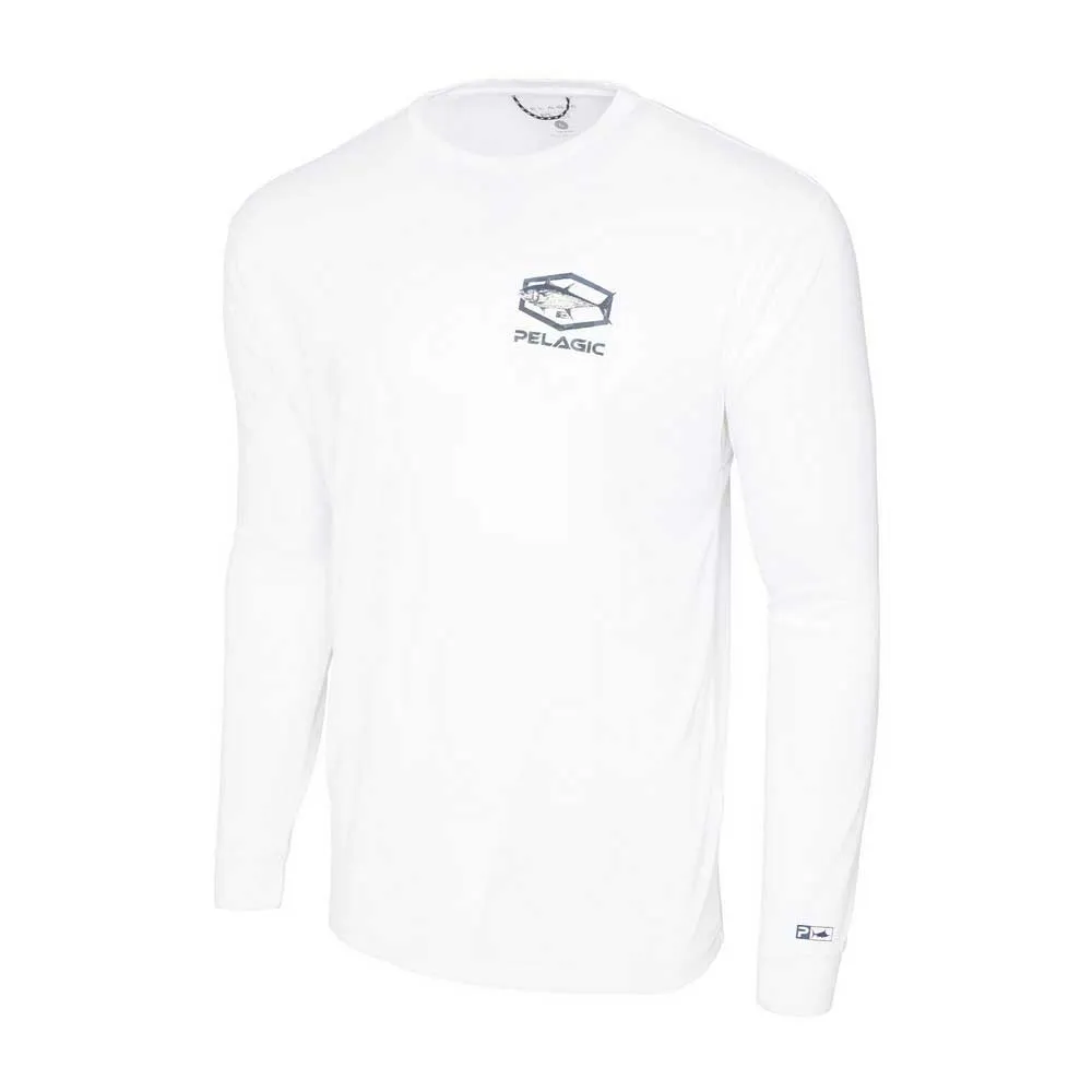 Купить Pelagic 1015253008-wht-m Футболка с длинным рукавом Aquatek Target BFT White 15x10x10 7ft.ru в интернет магазине Семь Футов