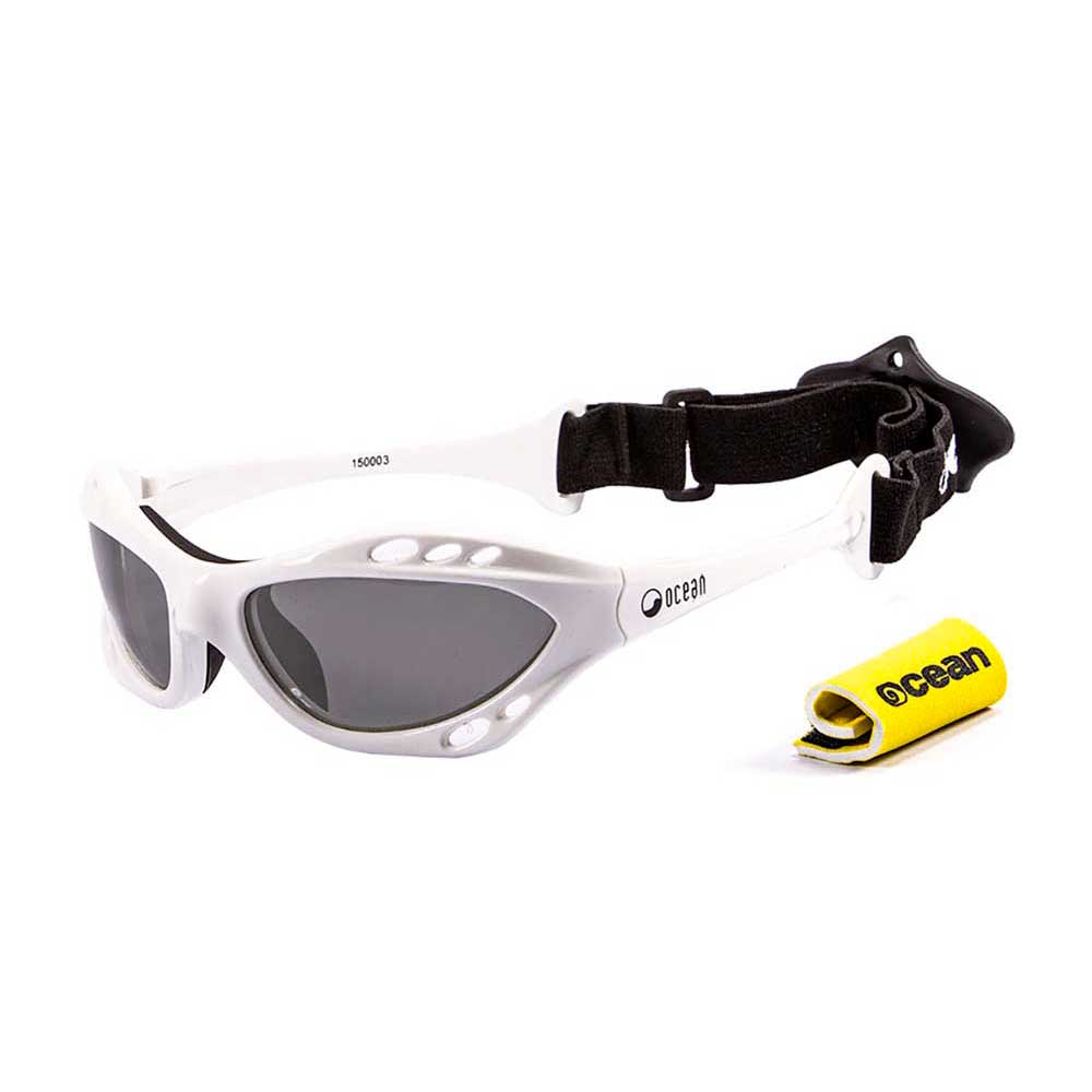 Купить Ocean sunglasses 15000.3 поляризованные солнцезащитные очки Cumbuco Shiny White 7ft.ru в интернет магазине Семь Футов