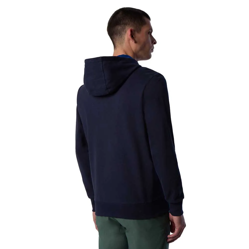 Купить North sails 691067-0802-4XL Толстовка на молнии Logo Голубой Navy Blue 4XL 7ft.ru в интернет магазине Семь Футов