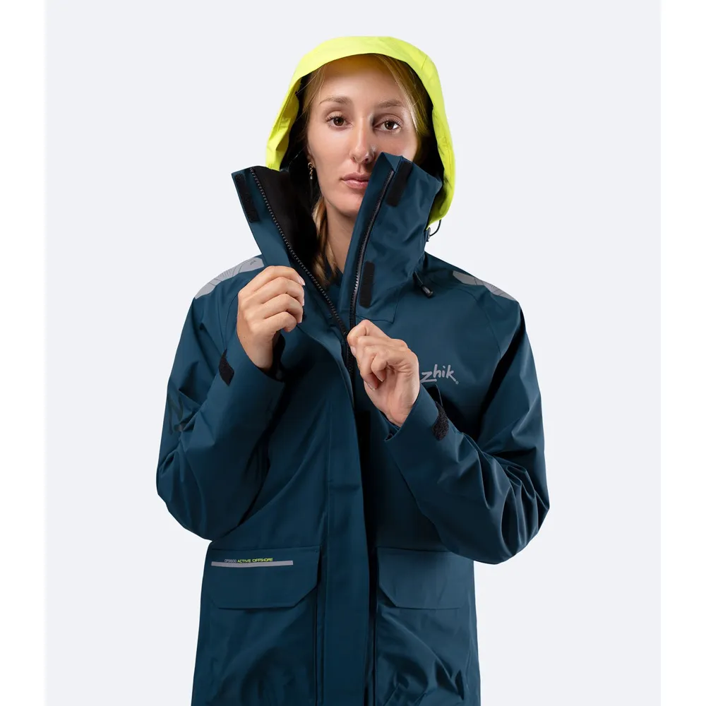 Купить Zhik jkt-0600-w-tea-xlg Куртка Offshore 600 Deep Teal 60x40x25 7ft.ru в интернет магазине Семь Футов