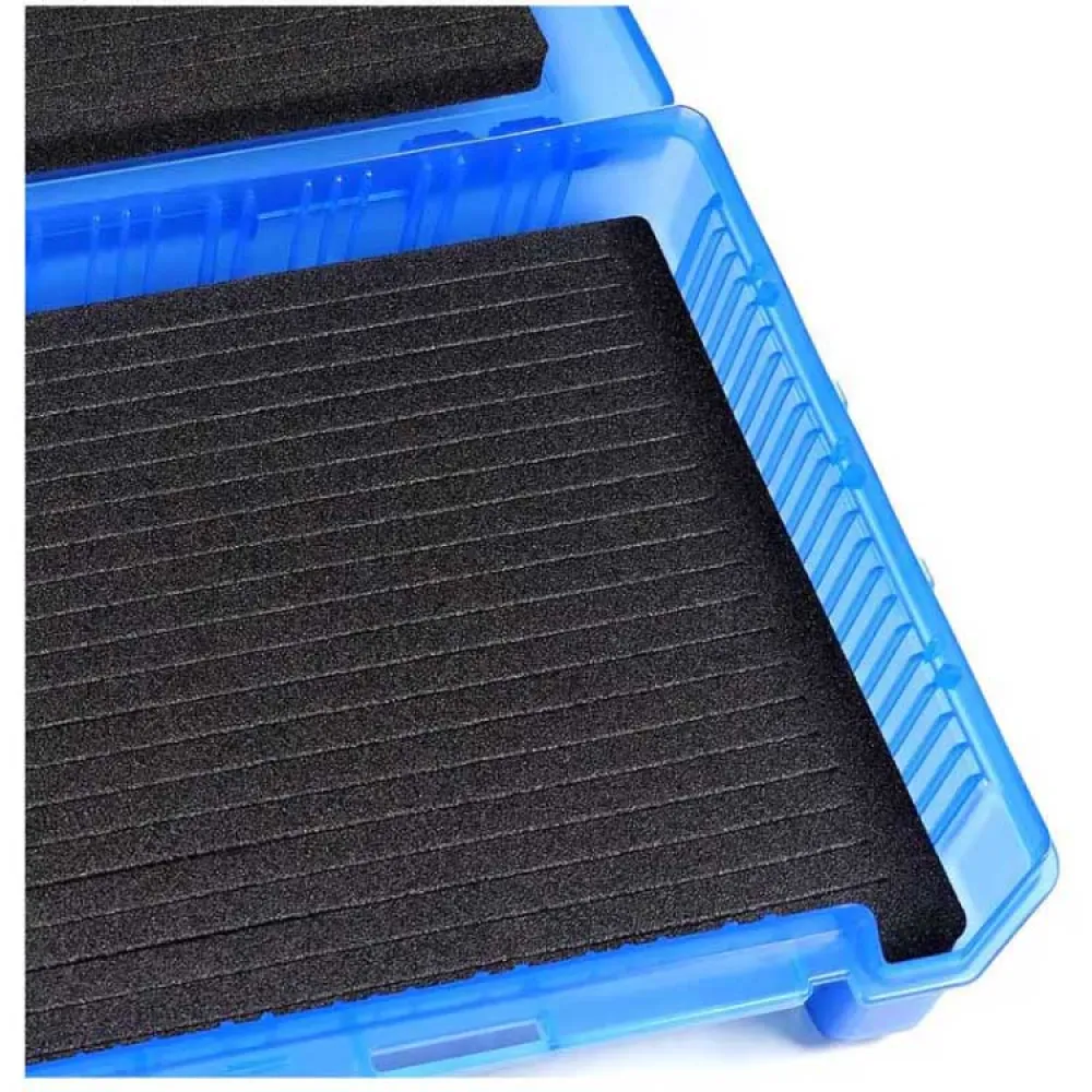 Купить Gamakatsu 000001-00000-01504-00 Рыболовный ящик Double Slit Foam 3600 Blue 20.5 x 14.5 x 5 cm 7ft.ru в интернет магазине Семь Футов