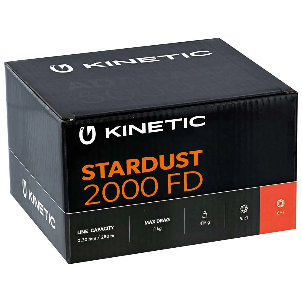 Купить Kinetic B136-021-010 спиннинговая катушка Stardust Silver / White 1000FD 7ft.ru в интернет магазине Семь Футов