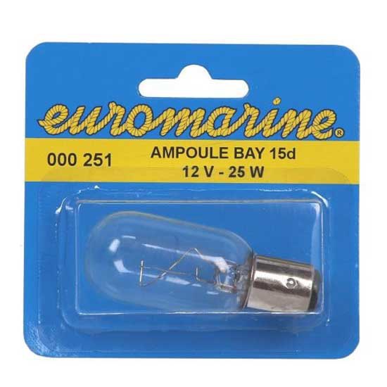 Купить Euromarine 000251 BAY15D 12V 25W Лампочка  Clear / Grey 7ft.ru в интернет магазине Семь Футов