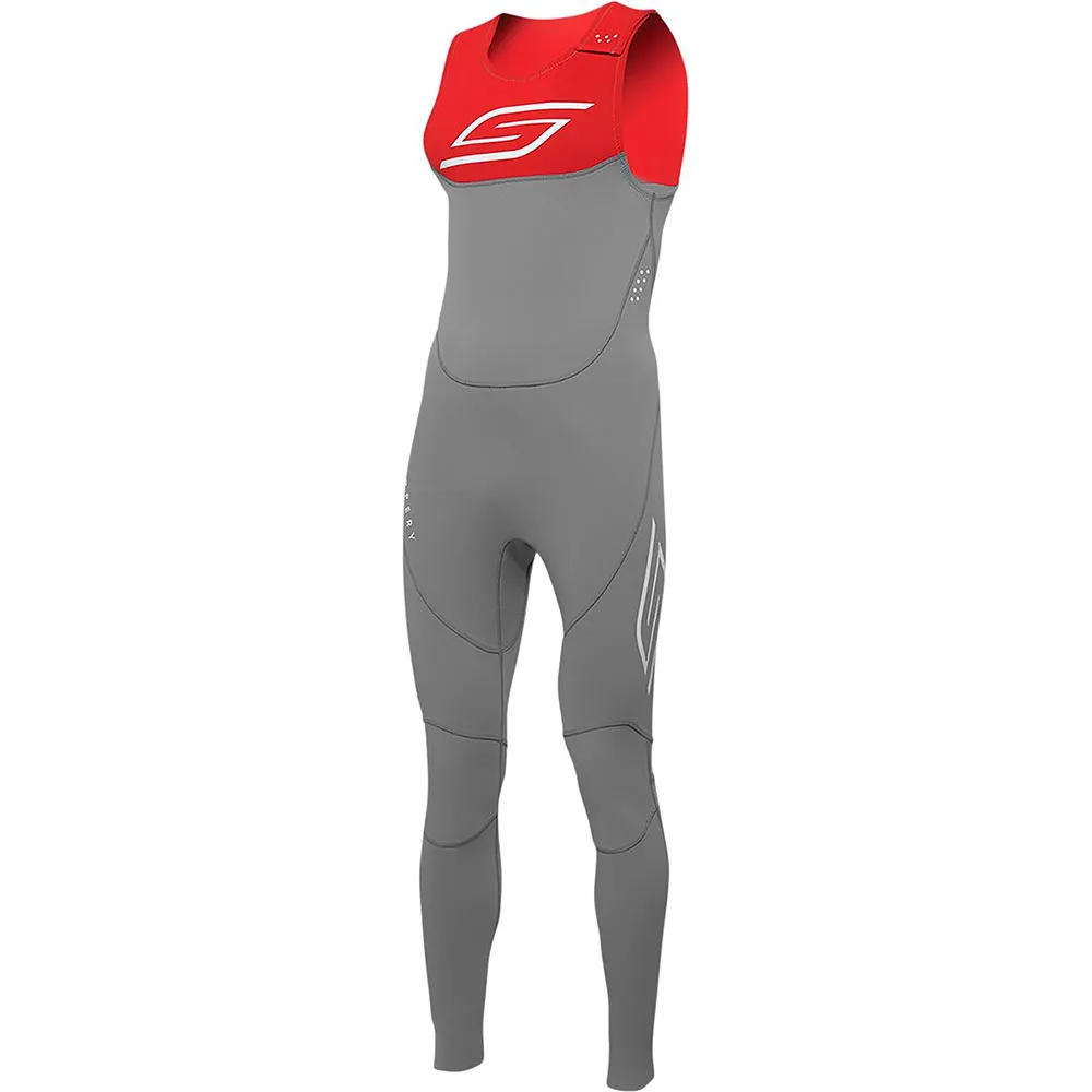 Купить Slippery 3201-0284 Неопреновый гидрокостюм мокрого типа Breaker Gray / Red 48x42x9 7ft.ru в интернет магазине Семь Футов