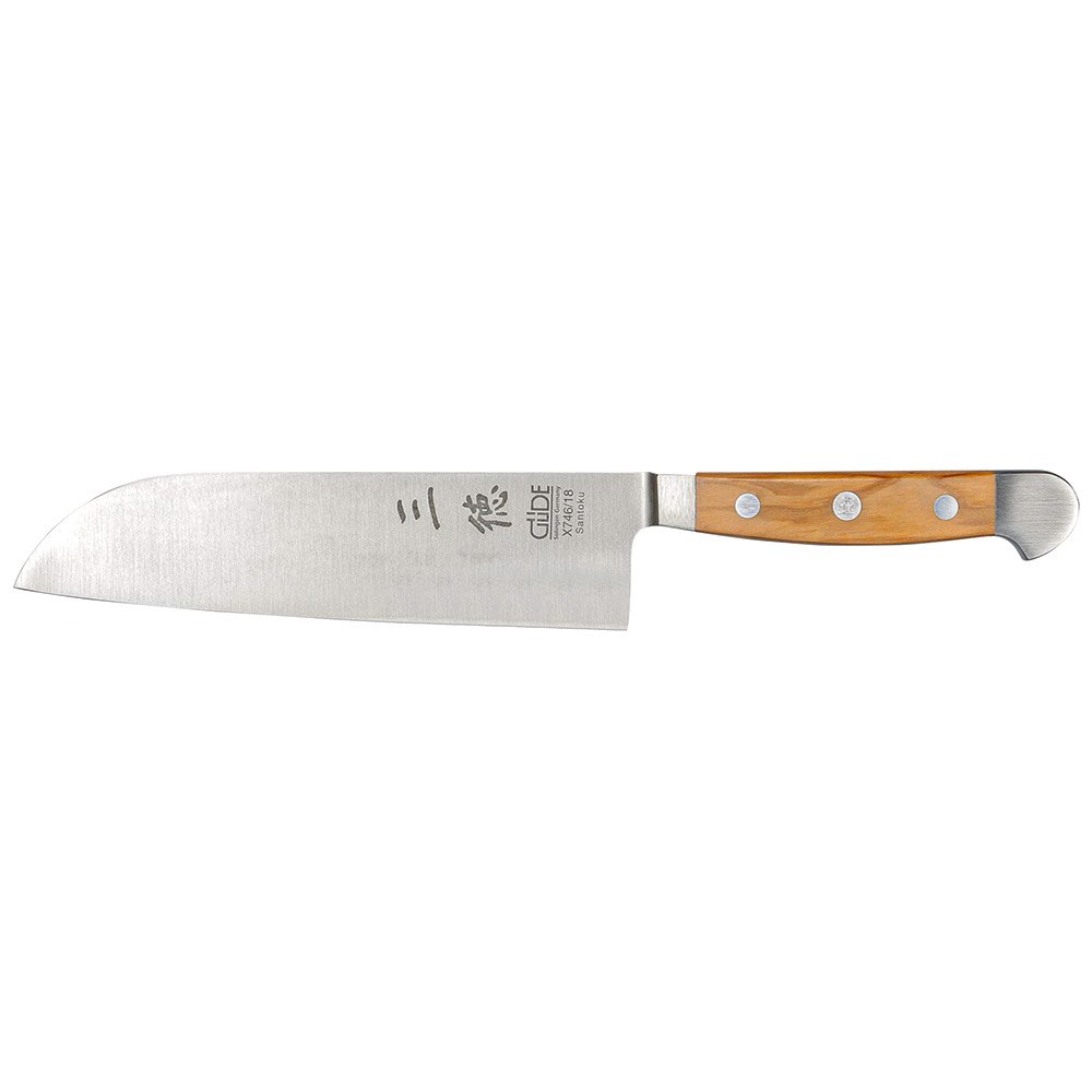 Купить Gude X746/18 Alpha Santoku 18 Cm Коричневый  Olive Wood 7ft.ru в интернет магазине Семь Футов