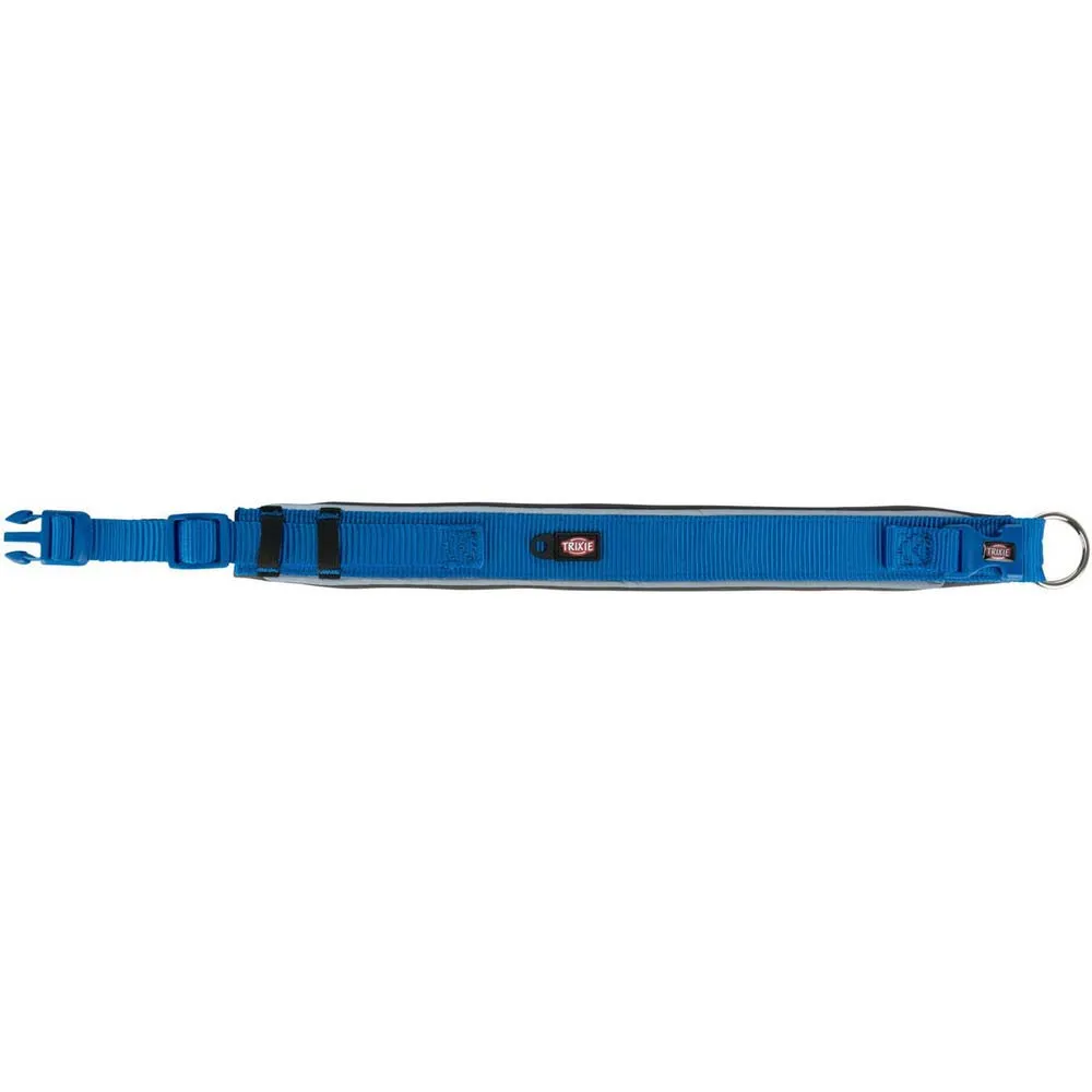 Купить Trixie 1995902 ошейник для собак Premium  Cobalt Blue / Graphite L–XL 7ft.ru в интернет магазине Семь Футов