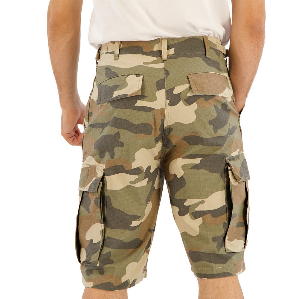 Купить Brandit 2019-107-6XL Шорты BDU Ripstop Коричневый  Light Woodland 6XL 7ft.ru в интернет магазине Семь Футов